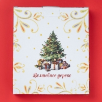 Тарелка керамическая Доляна &laquo;Волшебное дерево&raquo;, керамика, 20&times;18&times;3 см, цвет белый