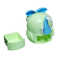 Точилка механическая с контейнером Сова Светло-зеленая