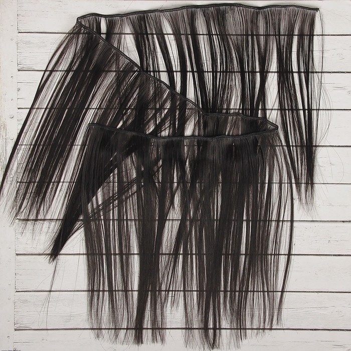 Волосы - тресс для кукол &laquo;Прямые&raquo; длина волос: 25 см, ширина:100 см, цвет № 1В