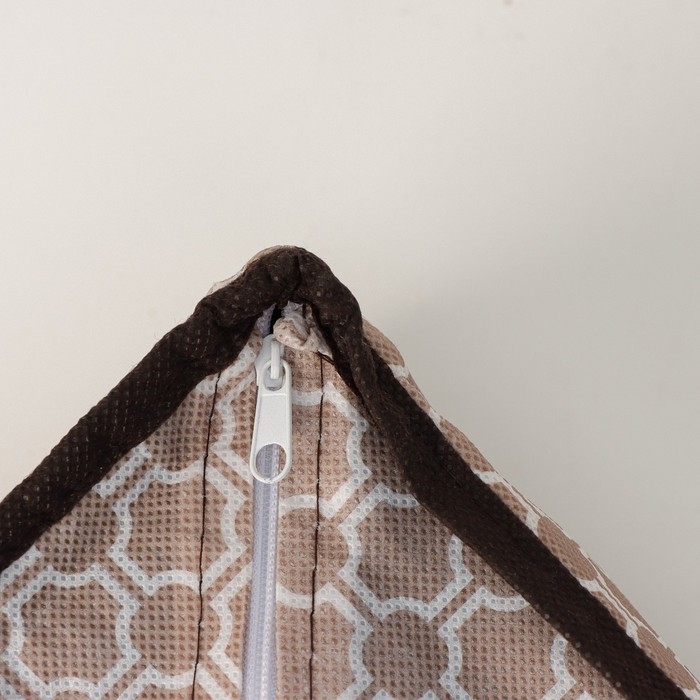 Органайзер для хранения белья Доляна &laquo;Браун&raquo;, 12 ячеек, 32&times;24&times;12 см, цвет коричневый