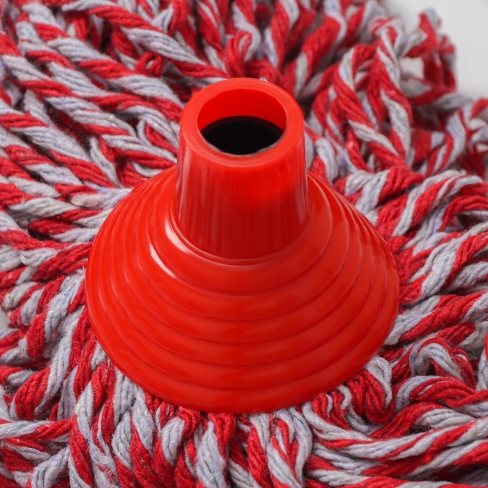 Насадка для швабры верёвочная Доляна, хлопок, 31&times;10&times;6,5, цвет МИКС