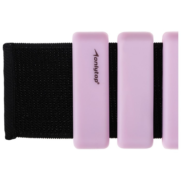 Утяжелители ONLYTOP, 2 шт. х 0,5 кг, цвет розовый Утяжелители ONLYTOP, 2 шт. х 0,5 кг, цвет розовый