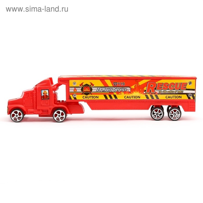 Грузовик инерционный «Тягач», МИКС Грузовик инерционный «Тягач», МИКС