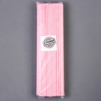 Трубочка для шаров и флагштоков, d=5 мм, цвет розовый, набор 100 шт. Трубочка для шаров и флагштоков, d=5 мм, цвет розовый, набор 100 шт.