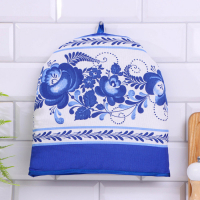 Грелка на чайник &laquo;Колпак&raquo;, гжель