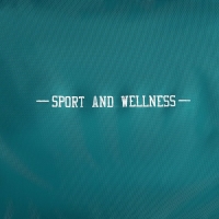 Сумка спорт "Sport and wellness", 40*24*21, отд на молнии, зеленый