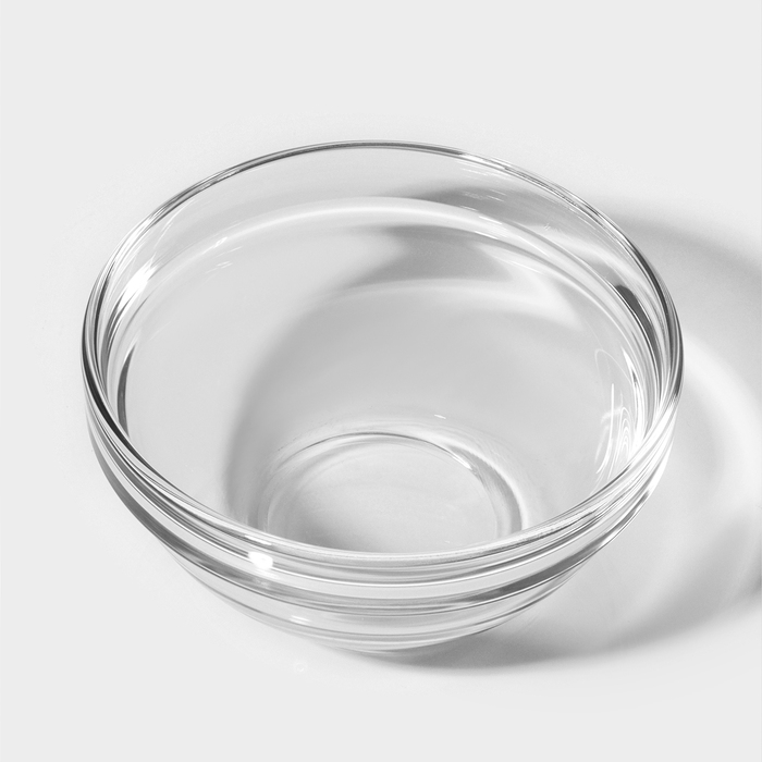 Салатник стеклянный &laquo;Удобное хранение&raquo;, 250 мл, d=12 см, штабелируемый