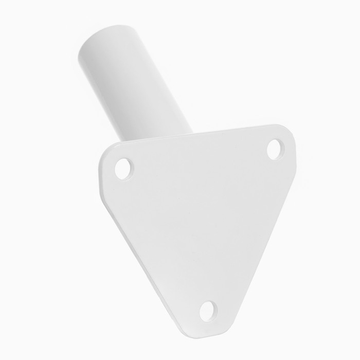 Флагшток &ndash; кронштейн, крепление для флага, уличный, настенный, d-2 см, белый