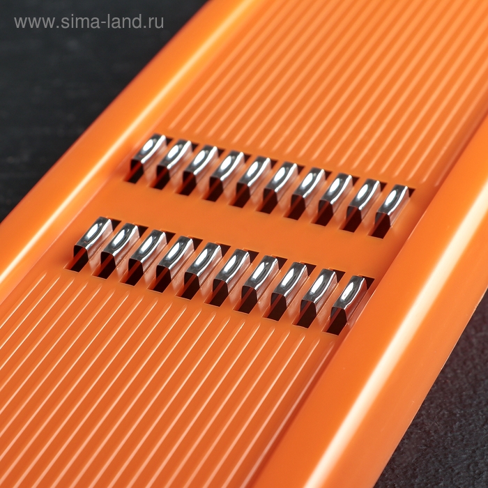 Овощерезка для корейской моркови, 27,5&times;9 см, цвет оранжевый