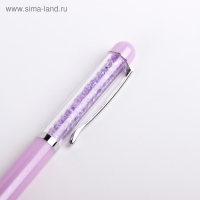 Ручка гелевая Calligrata "Стразы", 0.5 мм, синяя, корпус МИКС Ручка гелевая Calligrata "Стразы", 0.5 мм, синяя, корпус МИКС