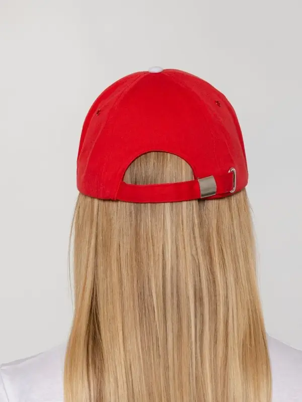 Бейсболка Honor, красная с белым кантом Бейсболка Honor, красная с белым кантом