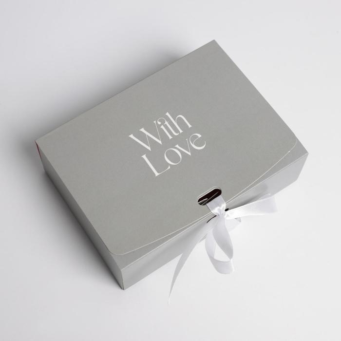 Коробка подарочная складная двухсторонняя, упаковка, &laquo;Текстура&raquo;, 16,5 х 12,5 х 5 см