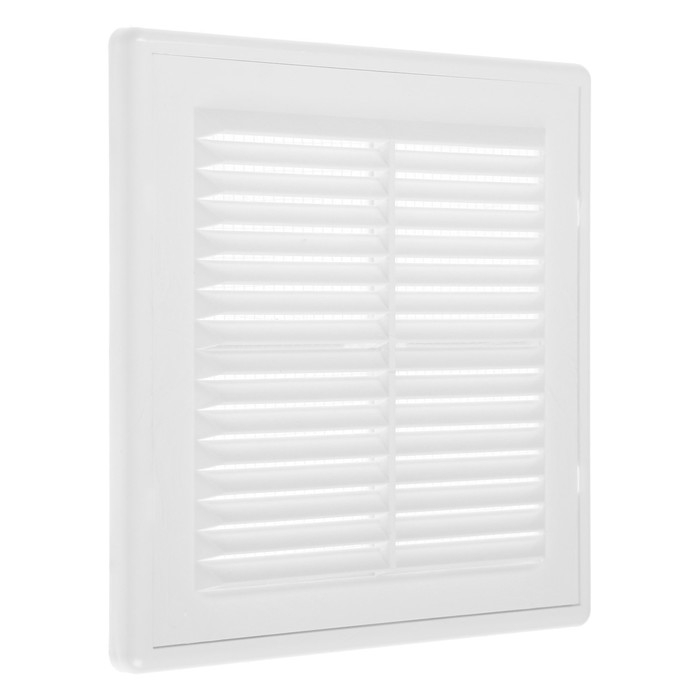 Решетка вентиляционная ZEIN Люкс ЛР170, 170 x 170 мм, с сеткой, разъемная