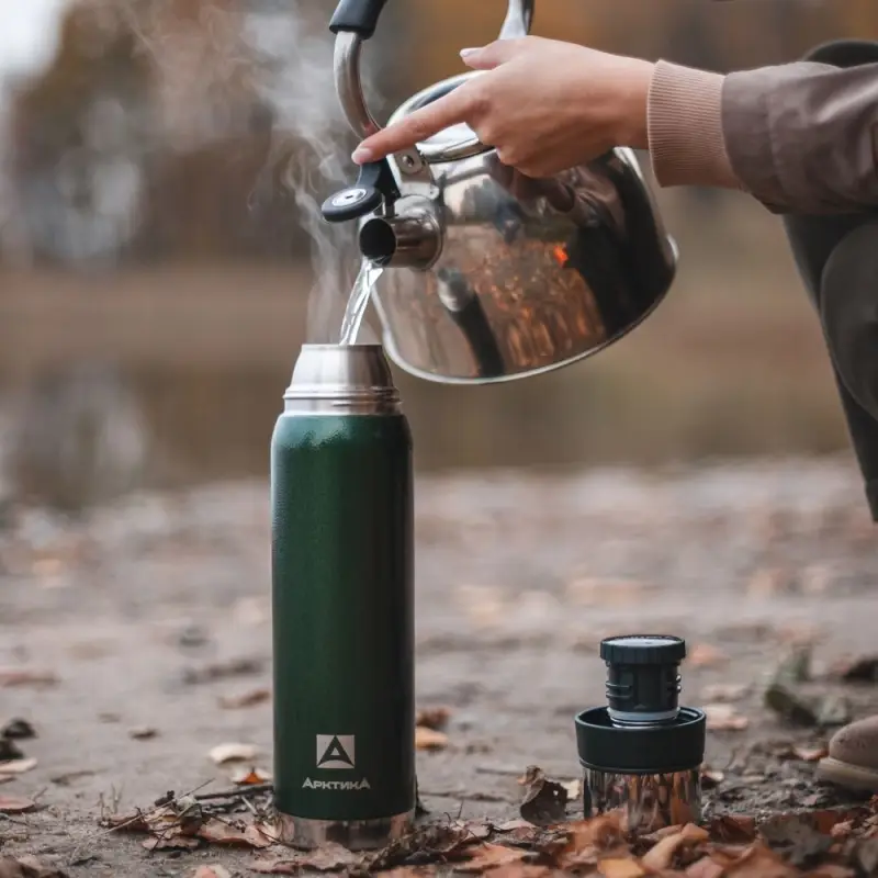 Термос «Арктика 900» с ситечком, зеленый Термос «Арктика 900» с ситечком, зеленый