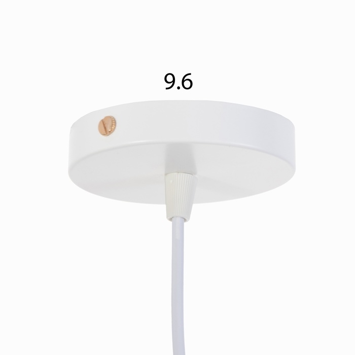 Люстра "Оазис" 1х60Вт Е27 Белый, золото 20х15х30(100)см