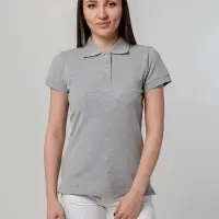 Рубашка поло женская Virma Premium Lady, серый меланж, размер S Рубашка поло женская Virma Premium Lady, серый меланж, размер S