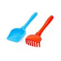 Набор для песочницы: лопатка, грабельки, цвета МИКС