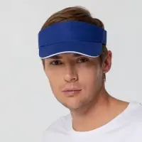 Козырек Active, ярко-синий с белым кантом Козырек Active, ярко-синий с белым кантом