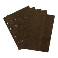 Комплект листов для вертикального альбома под значки 200 х 250 мм, 5 ткань + 5 картон + 5 промежуточный)