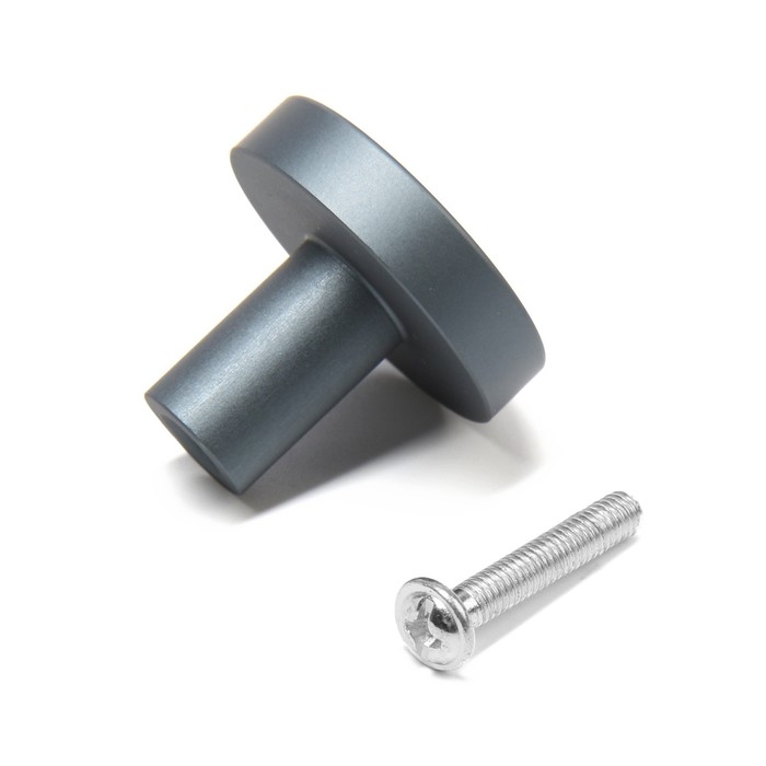 Ручка кнопка CAPPIO PK325, d=30 мм, цвет графит Ручка кнопка CAPPIO PK325, d=30 мм, цвет графит