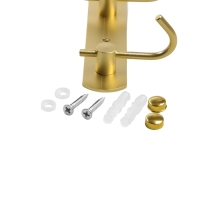 Вешалка CAPPIO CVF001, металлическая, четырехрожковая, цвет золотой Вешалка CAPPIO CVF001, металлическая, четырехрожковая, цвет золотой