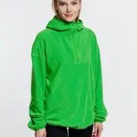 Анорак флисовый унисекс Fliska, зеленое яблоко, размер M/L