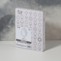 Зеркало настольное, двустороннее, с увеличением, зеркальная поверхность 11 &times; 15,5 см, цвет белый