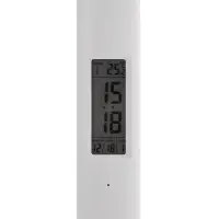 Настольная лампа с часами и календарем Office Torch ver.2, белая