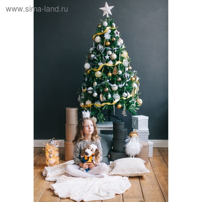 Наконечник Наконечник "Звезда" млечный путь, 22х22 см, белый