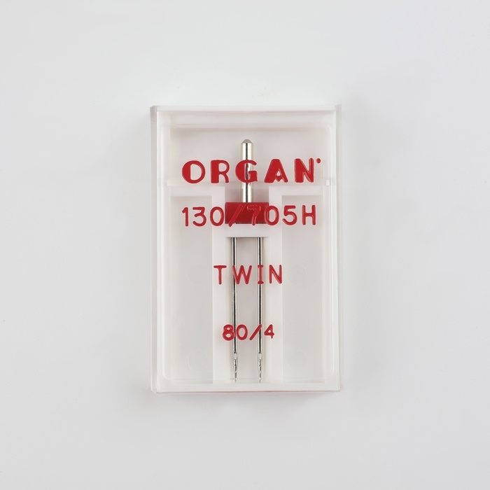 Игла для бытовых швейных машин, двойная, №80/4 Игла для бытовых швейных машин, двойная, №80/4