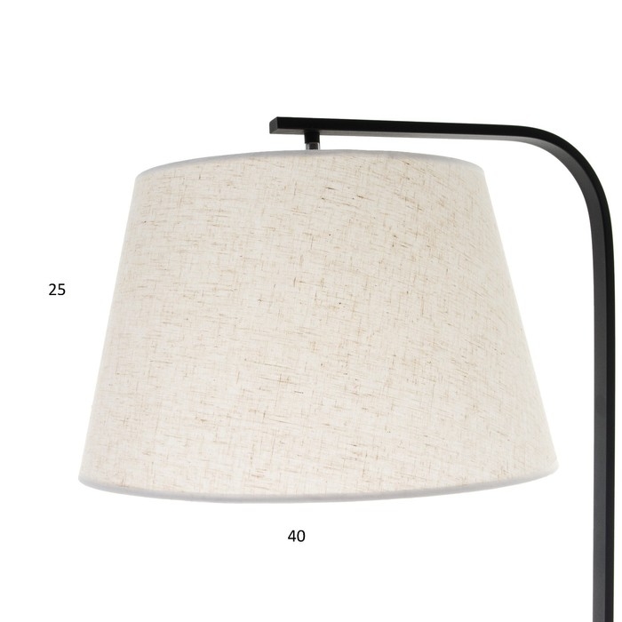 Торшер 19035/1 E27 40Вт черный 45х45х170 см