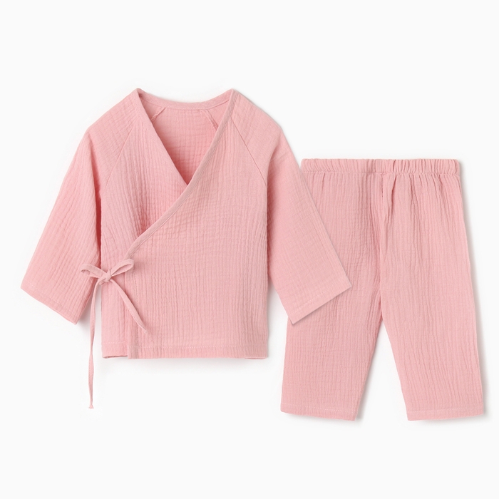 Костюм Крошка Я Муслин, 80-86, пудровый