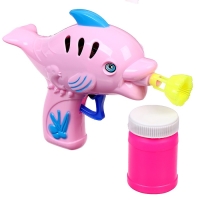 Генератор-пистолет мыльных пузырей «Фиолетовая рыбка», в наборе мыльный раствор, 50 мл, МИКС Генератор-пистолет мыльных пузырей «Фиолетовая рыбка», в наборе мыльный раствор, 50 мл, МИКС