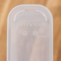 Ёмкость для сыпучих продуктов, 2 л, пластик, прозрачная, крышка МИКС