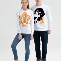 Свитшот &laquo;Меламед. Виктор Цой&raquo;, белый, размер M