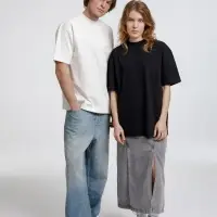 Футболка оверсайз унисекс Sideline, черная, размер XS/S