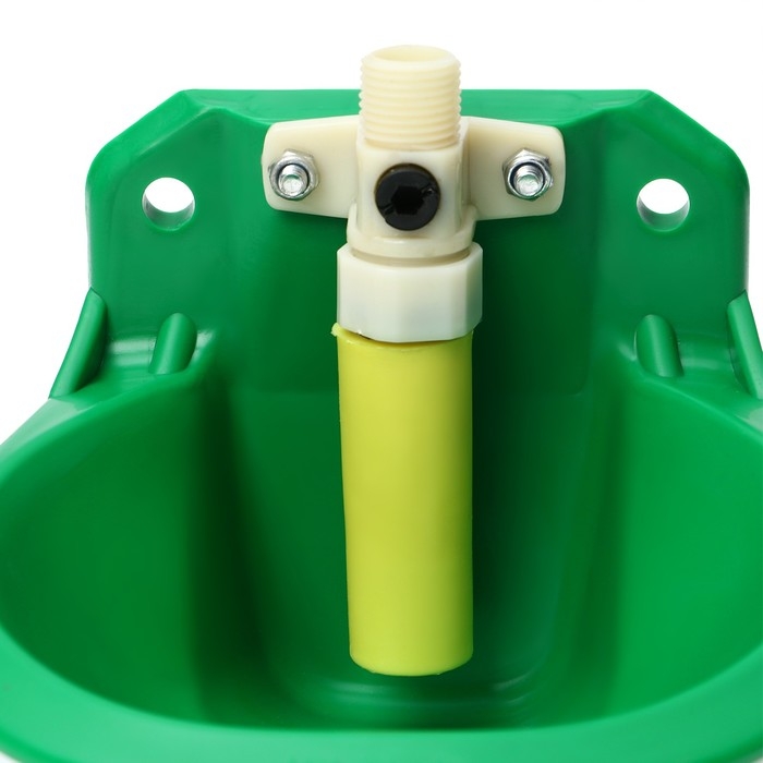 Поилка чашечная для КРС, свиней, коз, 17 × 18 × 7 см, пластик, зелёная, Greengo Поилка чашечная для КРС, свиней, коз, 17 × 18 × 7 см, пластик, зелёная, Greengo