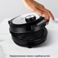 Вафельница электрическая для венских вафель КТ-3616 1000 Вт Вафельница электрическая для венских вафель КТ-3616 1000 Вт