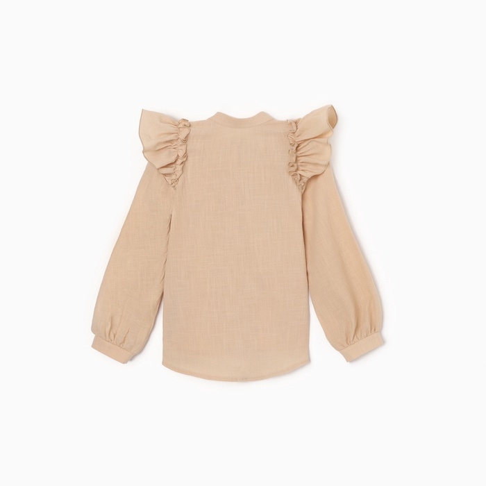 Блузка для девочки MINAKU цвет светло-бежевый, рост 146 см