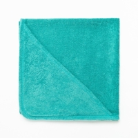 Полотенце уголок махровое Крошка Я 85х85 см, цвет голубая трава, 100% хлопок, 320 г/м