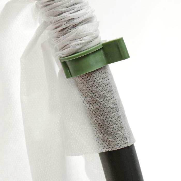 Парник прошитый, длина 3 м, 4 дуги из пластика, дуга L = 2 м, d = 20 мм, спанбонд 35 г/м&sup2;, &laquo;Ленивый&raquo;