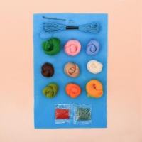 Валяние из шерсти. Картина «Ёжик», А4, набор для творчества Валяние из шерсти. Картина «Ёжик», А4, набор для творчества