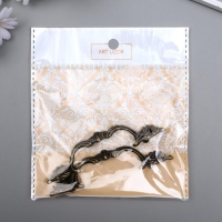 Ручка для шкатулки металл "Антракт" набор 2 шт 9,5х2 см Ручка для шкатулки металл "Антракт" набор 2 шт 9,5х2 см