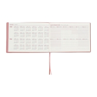 Еженедельник датированный 2025 года, 181х127 мм, 64 листа ESCALADA, мягкая обложка из искусственной кожи, блинтовое тиснение, кремовый блок 70 г/м², розовый Еженедельник датированный 2025 года, 181х127 мм, 64 листа ESCALADA, мягкая обложка из искусственной кожи, блинтовое тиснение, кремовый блок 70 г/м², розовый