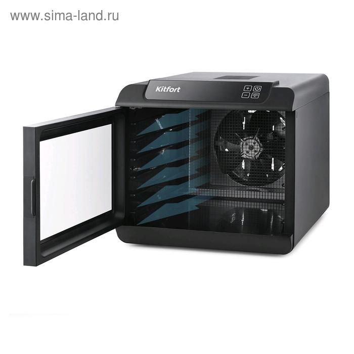 Сушилка для овощей и фруктов Kitfort КТ-1904, 500 Вт, 6 ярусов, чёрная Сушилка для овощей и фруктов Kitfort КТ-1904, 500 Вт, 6 ярусов, чёрная