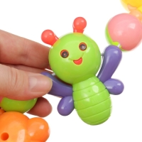 Растяжка на коляску/кроватку &laquo;Обезьяна и друзья&raquo;, 4 игрушки, цвет МИКС, Крошка Я