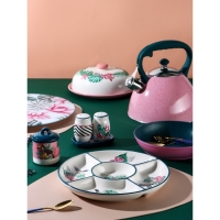 Блинница Доляна «Тропики», d=23 см, цвет белый Блинница Доляна «Тропики», d=23 см, цвет белый