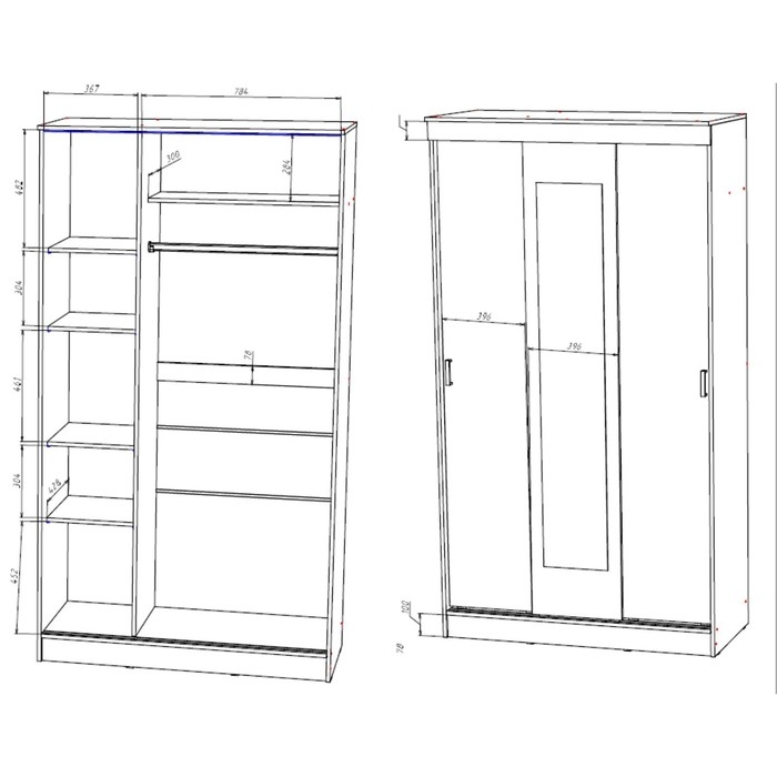 Спальный гарнитур ЭКО (комплект 6 предметов)  кровать 1600х2000