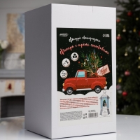 Светодиодная фигура &laquo;Фонарь со снеговиками и ёлкой&raquo; 20 &times; 27 &times; 20 см, пластик, батарейки ААх3 (не в комплекте), USB, свечение белое