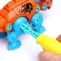 Конструктор винтовой &laquo;Трицератопс&raquo;, с отверткой, 26 деталей